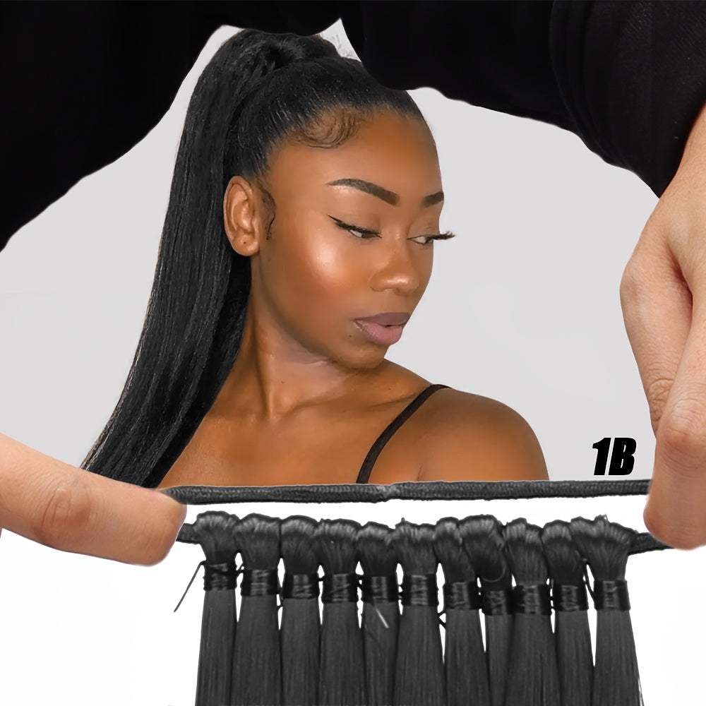 Customizable 11-Strand Long Horse Tail - Free Personalization for Unique Style