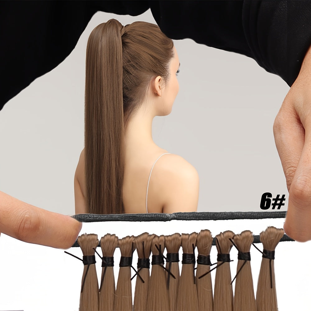 Customizable 11-Strand Long Horse Tail - Free Personalization for Unique Style