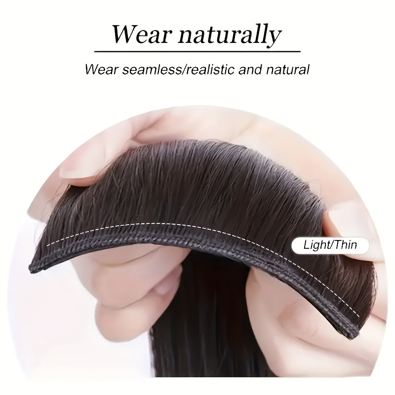 [Elegant Hair Extensions] 3pcs Elegant Women's Natural Wave Hair Extensions Set | Clip-In Wig Pieces, Soft & Fluffy, Lightweight Texture, Seamless Design - Perfect for Daily Wear & Parties