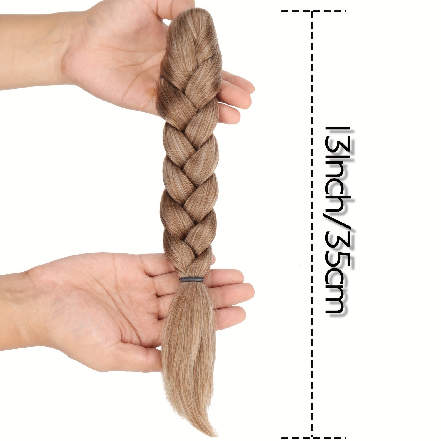 MERISIHAIR Women'S Synthetic Straight Ponytail Braided Hair Extensions - Natural Look with Claw Clips, Secure Hold for Halloween, Weddings, Parties & Everyday Use, Ponytail Hair Extensions, Party Hairpiece, Secure Clip Attachment